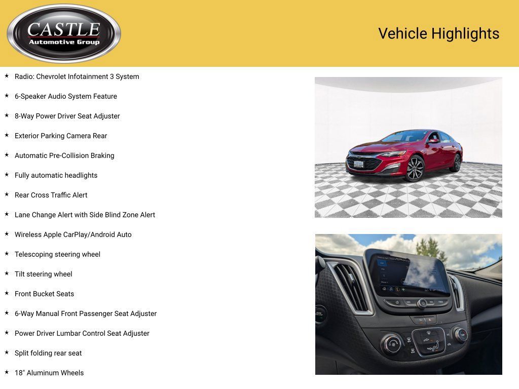 Used 2025 Chevrolet Malibu RS FWD image 4