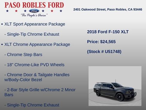 Used 2018 Ford F150 XLT w/ Equipment Group 302A Luxury RWD image 8