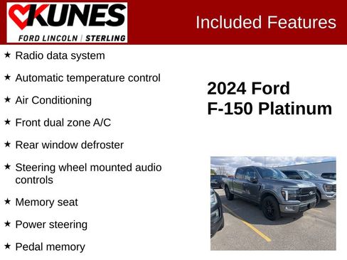 Used 2024 Ford F150 Platinum image 3