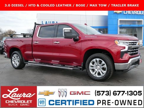 Certified 2025 Chevrolet Silverado 1500 LTZ w/ Max Trailering Package image 1
