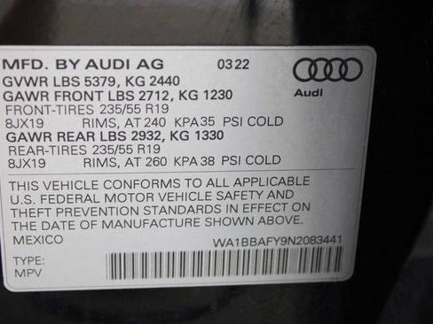 Used 2022 Audi Q5 2.0T Premium Plus w/ Premium Plus Package AWD/4WD image 33