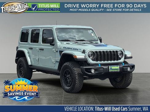 Used 2023 Jeep Wrangler Unlimited Rubicon 4xe AWD/4WD image 1