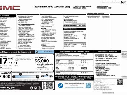 New 2026 GMC Sierra 1500 Elevation