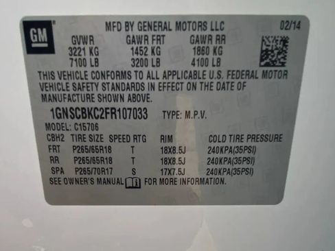 Used 2015 Chevrolet Tahoe LT RWD image 26
