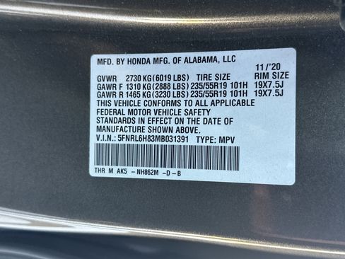 Used 2021 Honda Odyssey Touring image 37