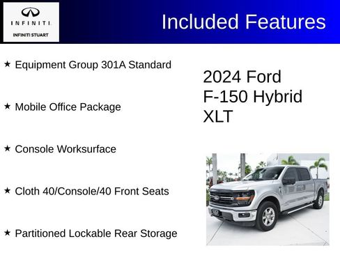 Used 2024 Ford F150 XLT w/ Mobile Office Package AWD/4WD image 3