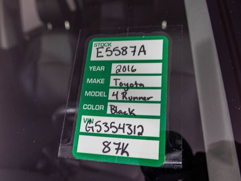 Used 2016 Toyota 4Runner SR5 Premium AWD/4WD image 54