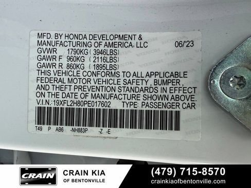 Used 2023 Honda Civic Sport image 33
