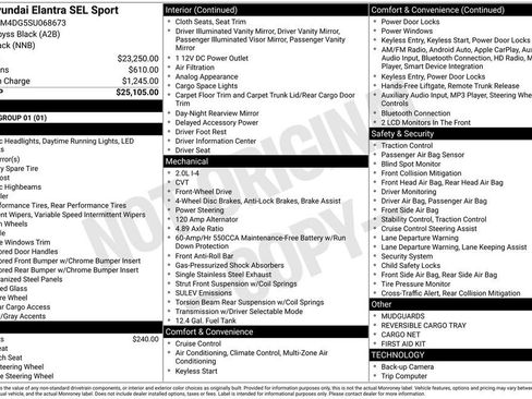 Used 2025 Hyundai Elantra Sport image 5