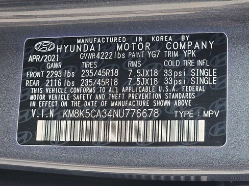 Used 2022 Hyundai Kona Limited image 26