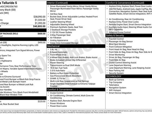 Used 2024 Kia Telluride S w/ S Sunroof Package FWD image 33