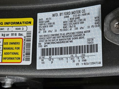 Used 2025 Ford Bronco Sport Outer Banks AWD/4WD image 12