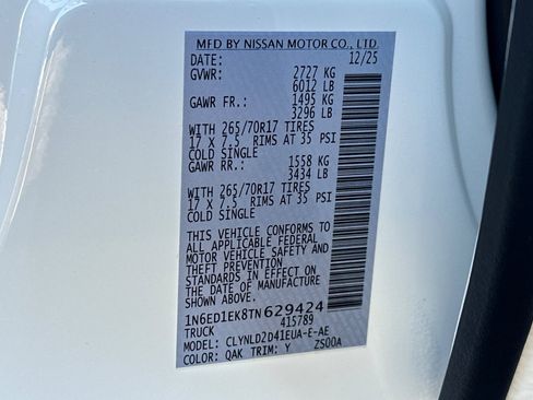 New 2026 Nissan Frontier PRO-4X w/ Pro Premium Package image 35