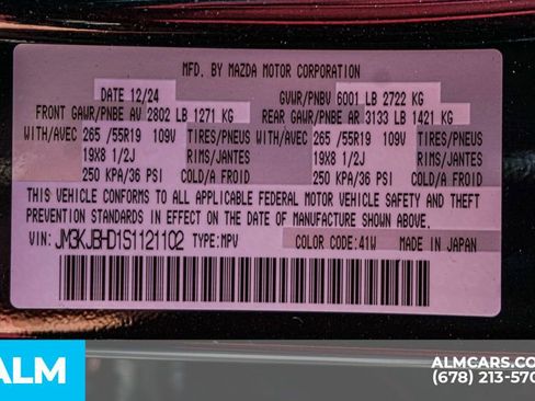 Used 2025 MAZDA CX-70 3.3 Turbo w/ Preferred Package image 61