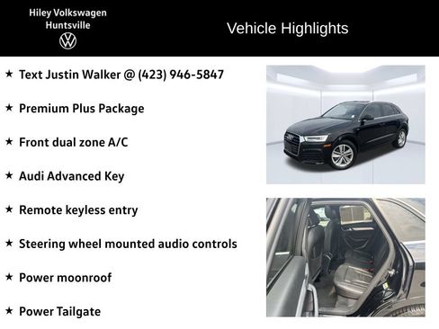 Used 2018 Audi Q3 2.0T Premium Plus w/ Premium Plus Package AWD/4WD image 6