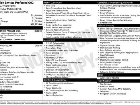 Certified 2025 Buick Envista Preferred w/ Convenience II Package FWD image 24