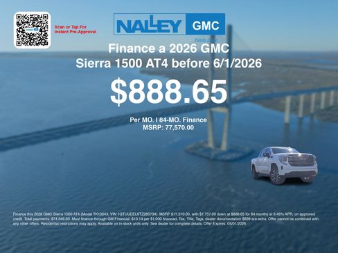 New 2026 GMC Sierra 1500 AT4 w/ AT4 Premium Package AWD/4WD image 7