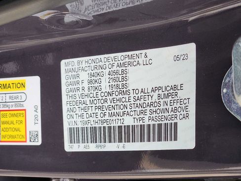 Certified 2023 Honda Civic EX-L image 26