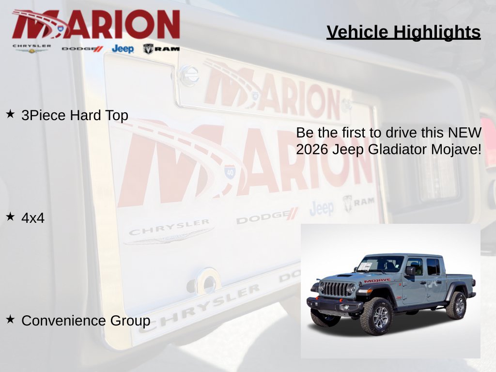 New 2026 Jeep Gladiator Mojave AWD/4WD image 5