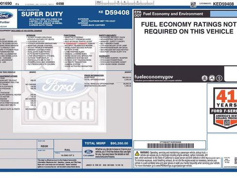 Used 2019 Ford F450 Limited image 2