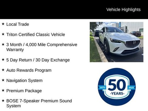 Used 2018 MAZDA CX-3 Grand Touring w/ Premium Package AWD/4WD image 8