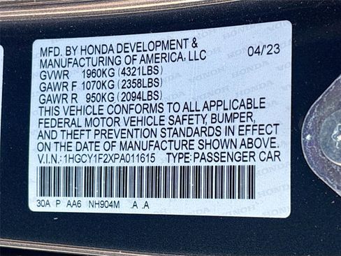 Certified 2023 Honda Accord LX image 33