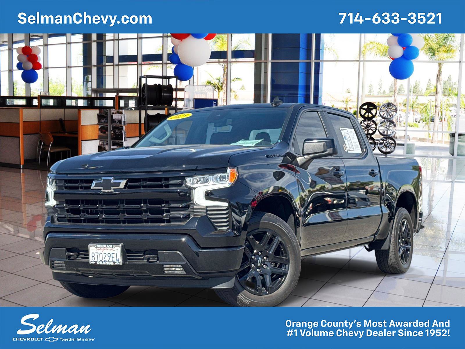 Used 2025 Chevrolet Silverado 1500 RST w/ LPO, Dark Essentials Package RWD image 1