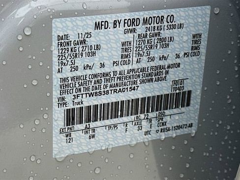 New 2026 Ford Maverick Lariat w/ Black Appearance Package image 32