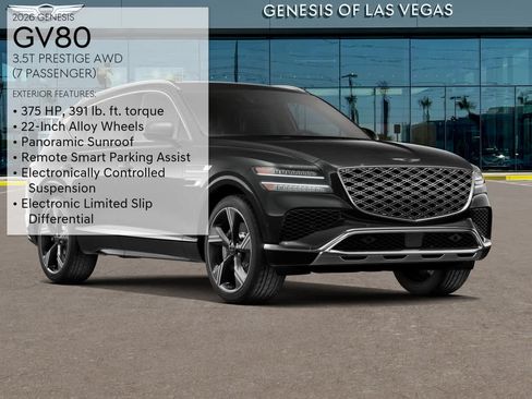 New 2026 Genesis GV80 3.5T Prestige AWD/4WD image 3