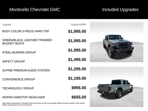 Used 2025 Jeep Gladiator Mojave w/ Steel Bumper Group image 5