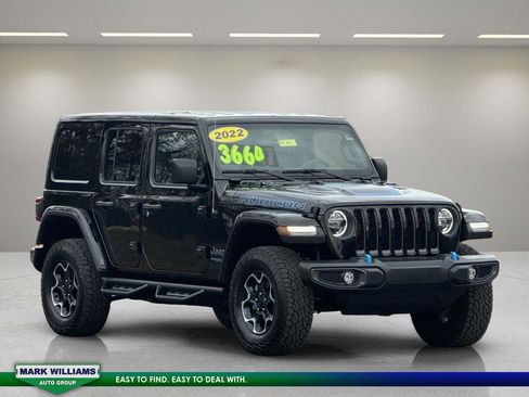 Used 2022 Jeep Wrangler Unlimited Rubicon 4xe w/ Cold Weather Group image 1