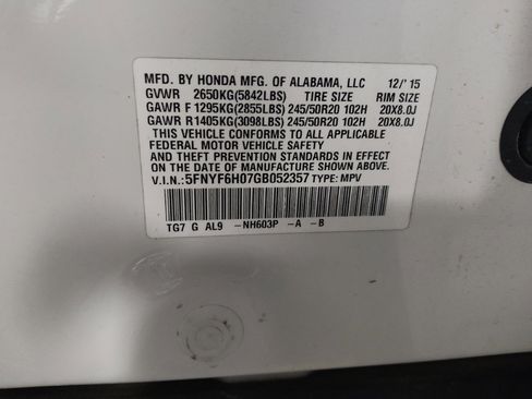 Used 2016 Honda Pilot Elite image 33