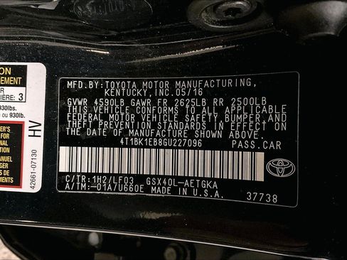 Used 2016 Toyota Avalon XLE Plus image 32