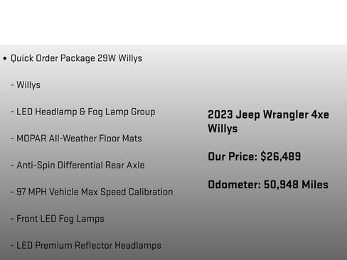 Used 2023 Jeep Wrangler Unlimited w/ Cold Weather Group AWD/4WD image 6