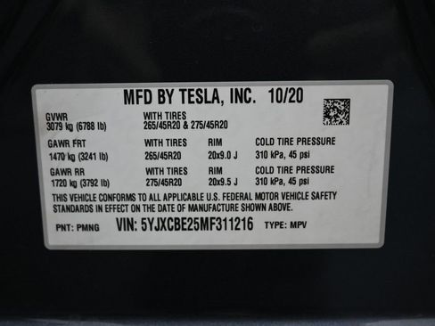 Used 2021 Tesla Model X Long Range image 47
