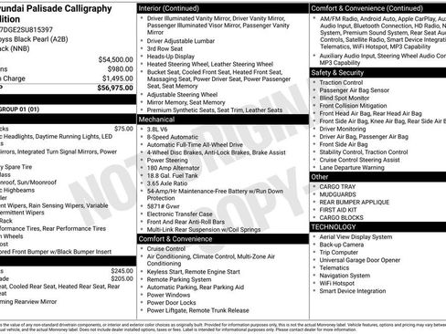Used 2025 Hyundai Palisade Calligraphy image 35