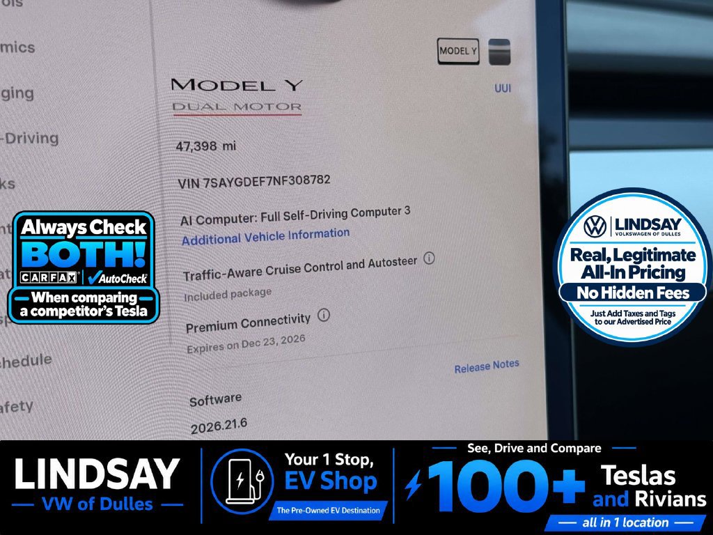 Used 2022 Tesla Model Y Performance AWD/4WD image 21