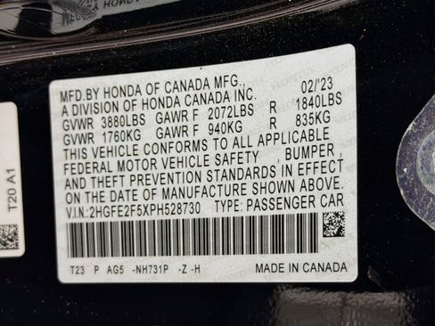Used 2023 Honda Civic Sport image 12