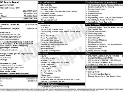 Used 2019 GMC Acadia Denali w/ GMC Pro Grade Package AWD/4WD image 1