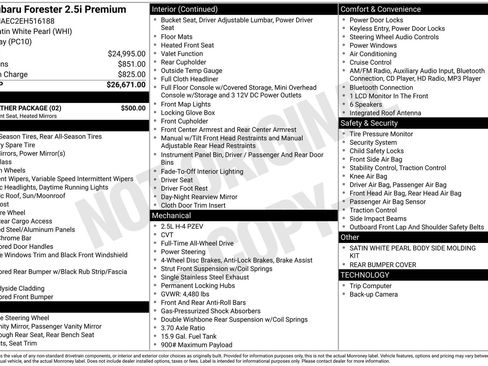 Used 2014 Subaru Forester 2.5i Premium w/ All-Weather Package image 69