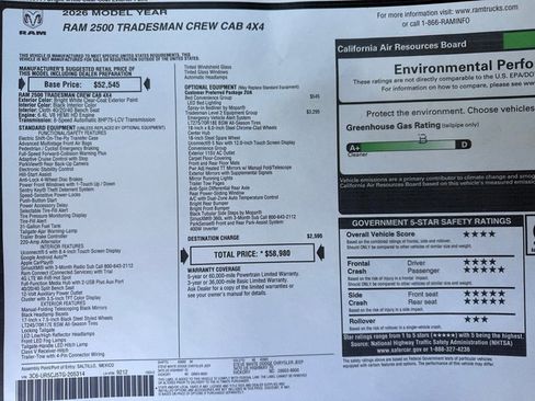New 2026 RAM 2500 Tradesman image 27