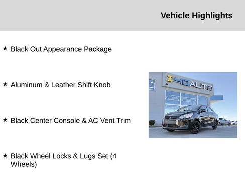 Used 2023 Mitsubishi Mirage G4 Black Edition image 2