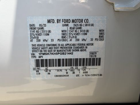 Certified 2023 Ford Explorer ST-Line w/ Class IV Trailer Tow Package RWD image 34