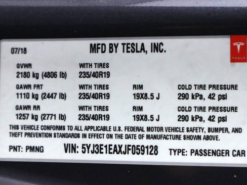 Used 2018 Tesla Model 3 RWD image 42