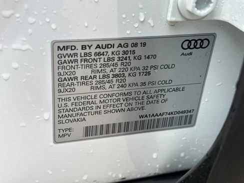 Used 2019 Audi Q7 3.0T Premium w/ Cold Weather Package AWD/4WD image 44
