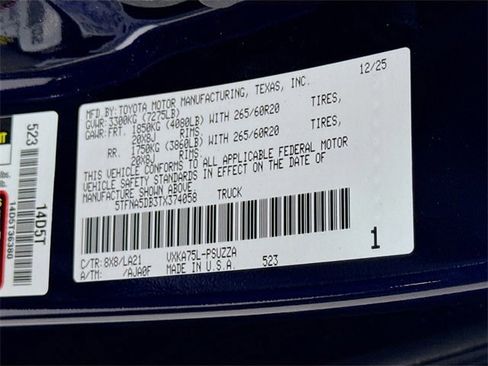 New 2026 Toyota Tundra Platinum image 32