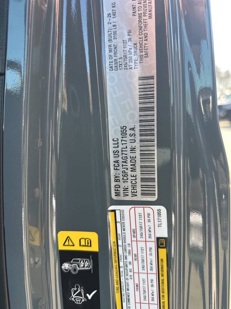 New 2026 Jeep Gladiator Sport AWD/4WD image 37