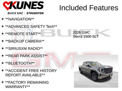 New 2026 GMC Sierra 1500 SLT w/ SLT Convenience Package