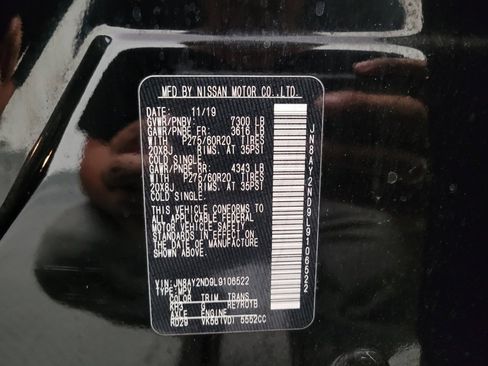 Used 2020 Nissan Armada SL w/ Premium Package RWD image 33