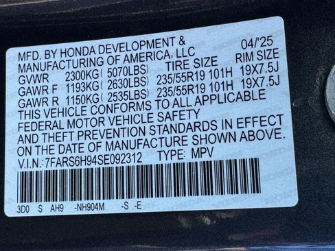 Certified 2025 Honda CR-V Sport Touring image 27